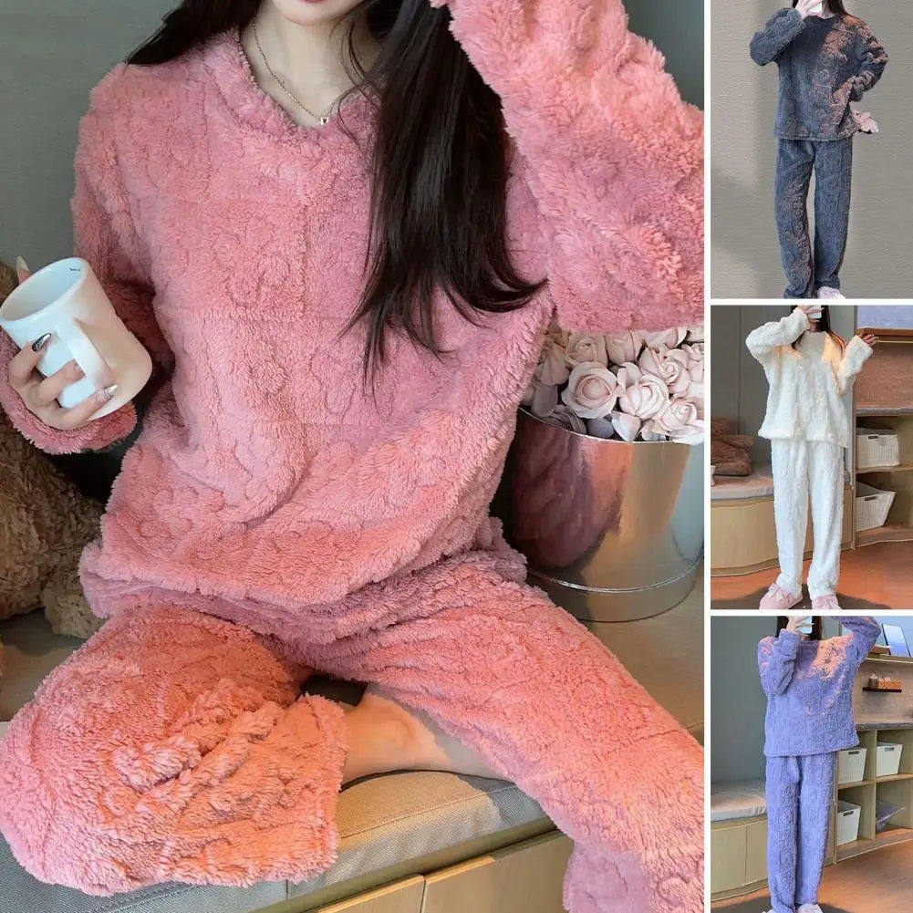 Patty - Wolle Winter Pyjama für Frauen