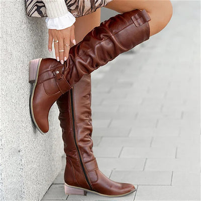 Lou | Lange Damenstiefel Mit Reißverschluss