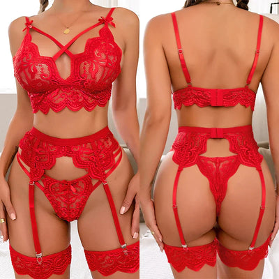 Mariana | Set di lingerie francese 3 pezzi