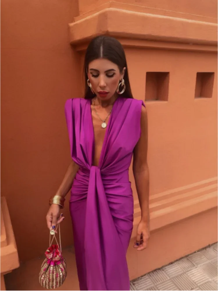 Alessia™ - abito da festa con scollatura profonda