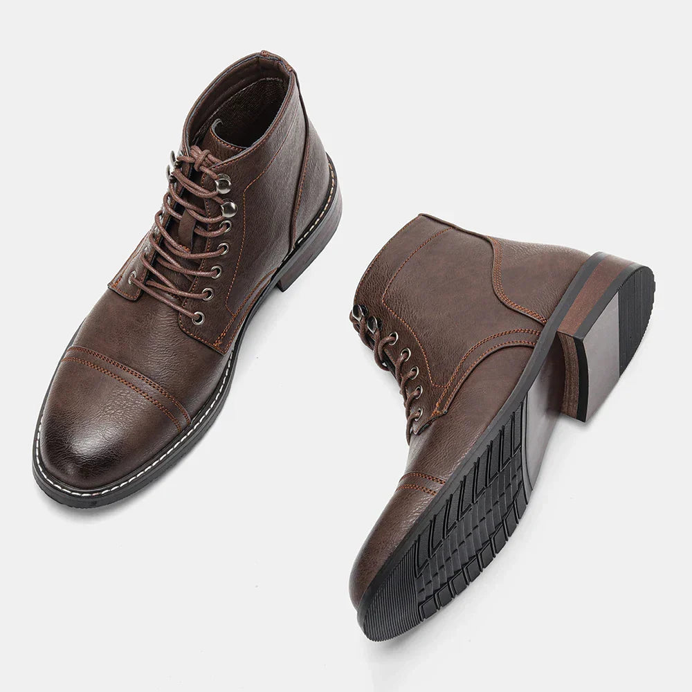 Gert | Vintage Cap-Toe Derby Stiefel