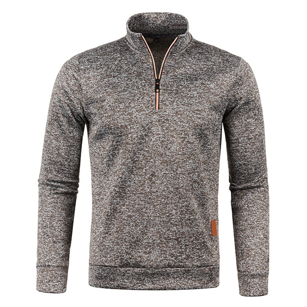 Bjorn | Comodo maglione da uomo con mezza zip