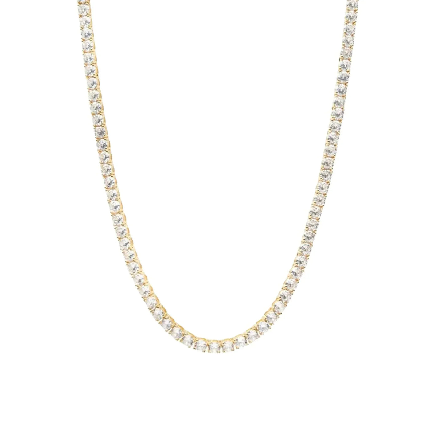 Collier Tennis Classique Abby - Or