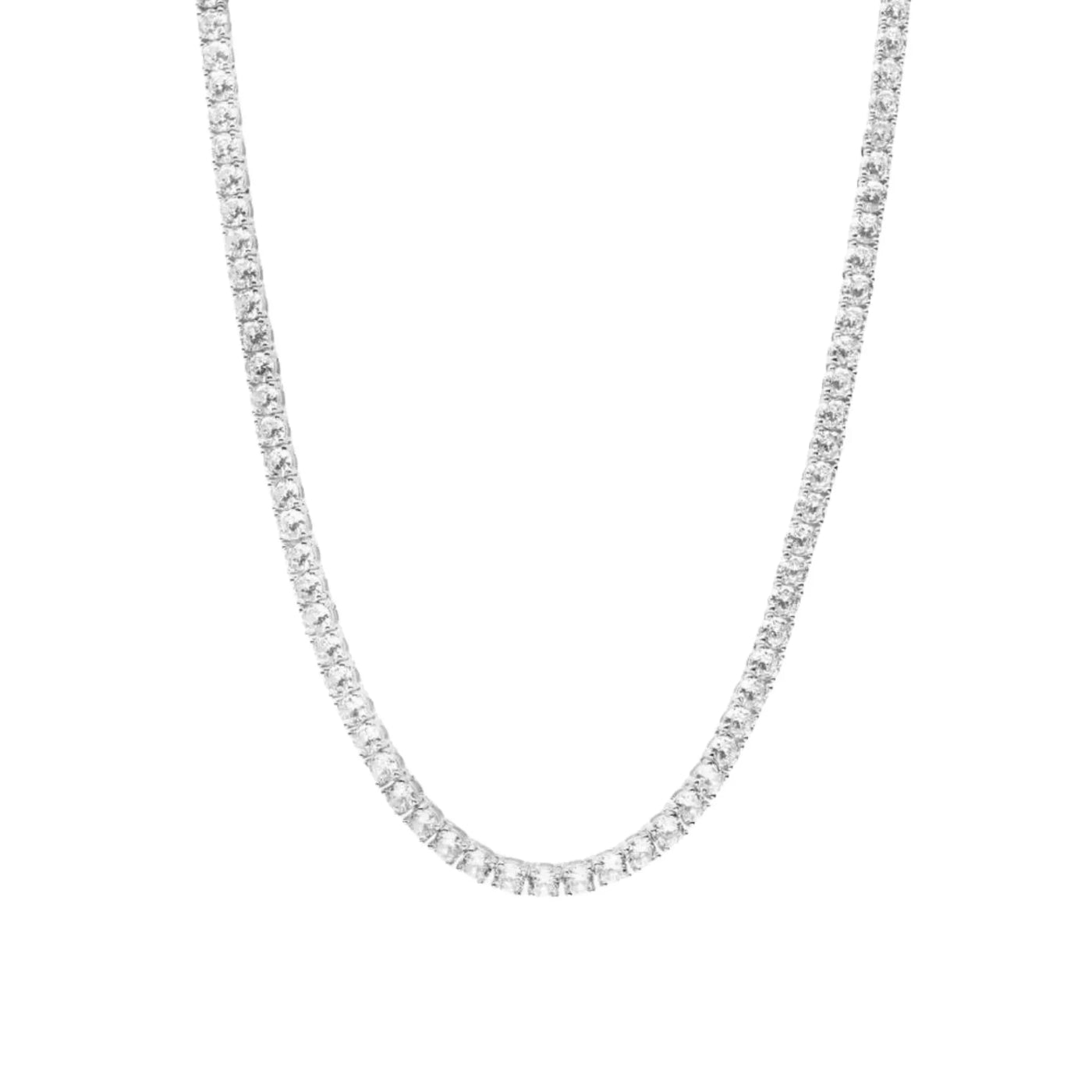 Collana tennis Abby Classic - Argento
