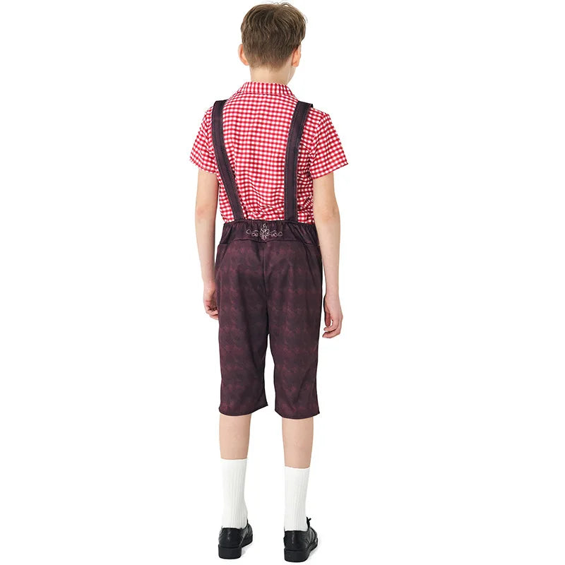 Festliche Kinderkostüme für Oktoberfest mit charmanten Dirndln und Lederhosen, Größen 92–128