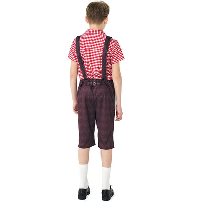 Festliche Kinderkostüme für Oktoberfest mit charmanten Dirndln und Lederhosen, Größen 92–128