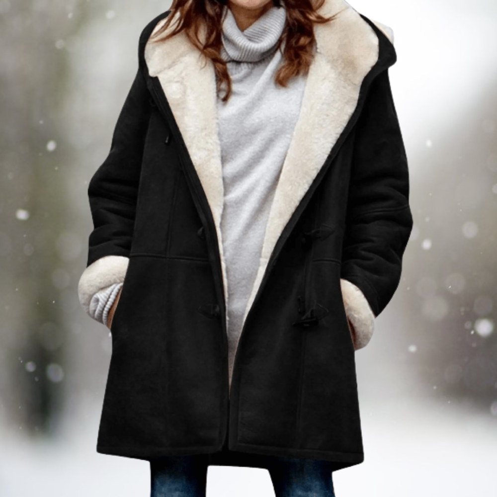 Rebecca™ | Warmer und stilvoller Fleece-Mantel