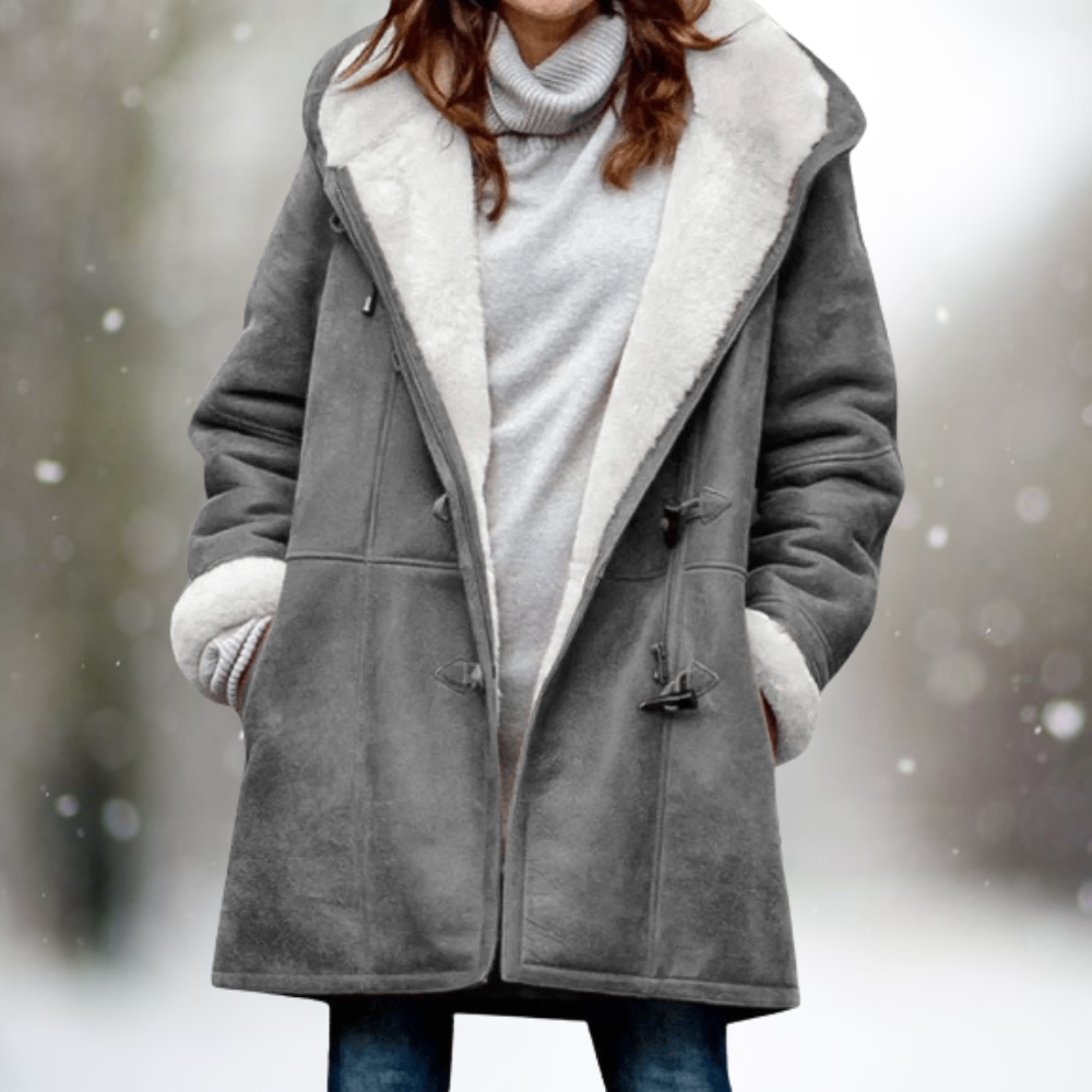 Rebecca™ | Warmer und stilvoller Fleece-Mantel