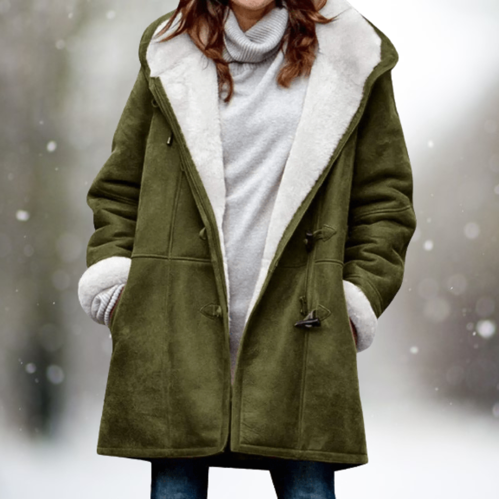 Rebecca™ | Warmer und stilvoller Fleece-Mantel