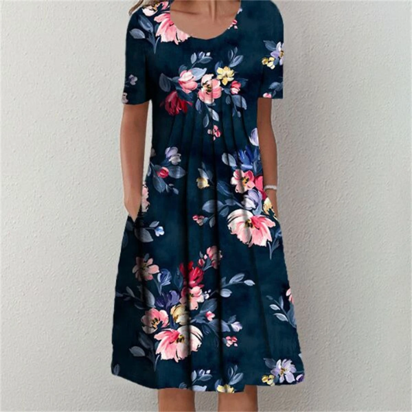 Väriloisto™ Kleid aus Baumwolle