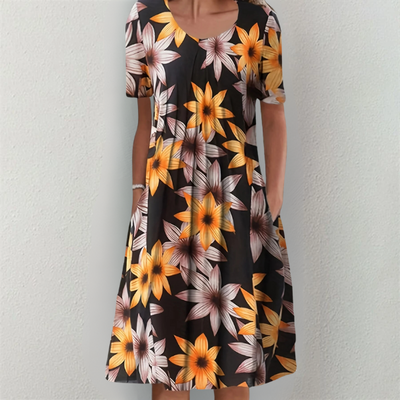 Väriloisto™ Kleid aus Baumwolle