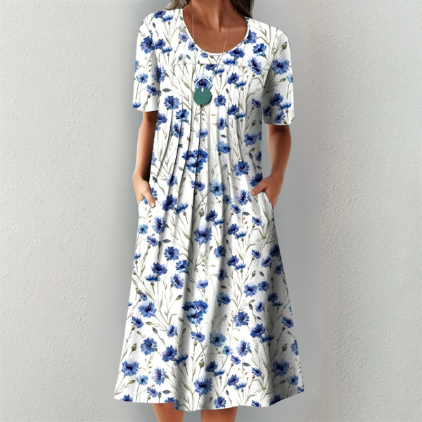 Väriloisto™ Kleid aus Baumwolle