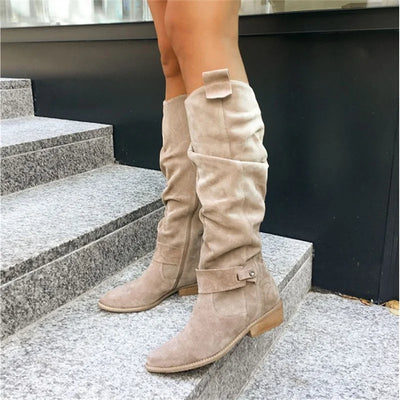 Lou | Lange Damenstiefel Mit Reißverschluss