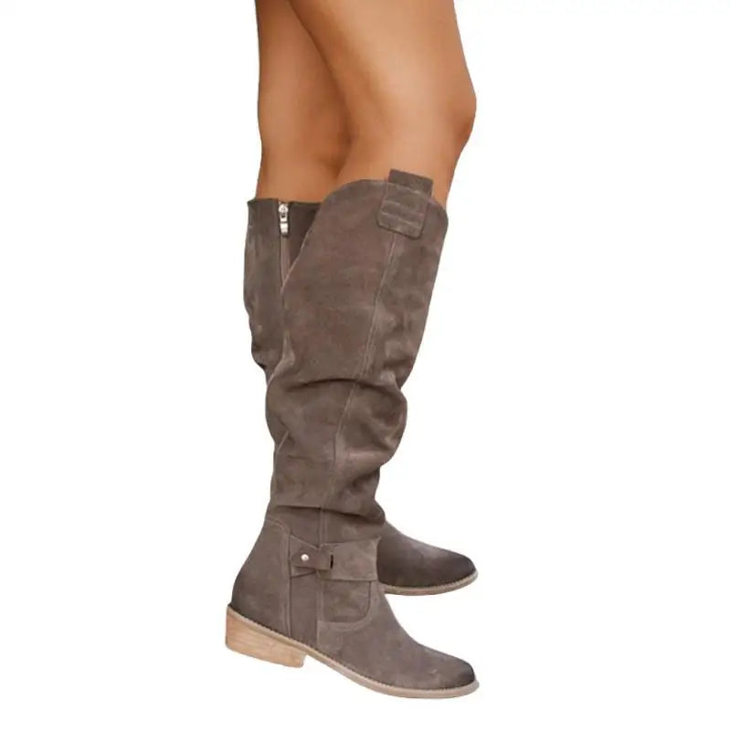 Lou | Lange Damenstiefel Mit Reißverschluss