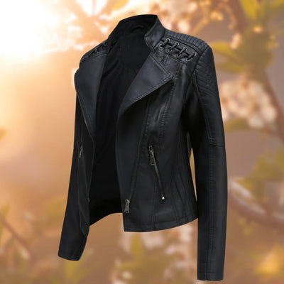 Iris® - Stylische Biker-Lederjacke