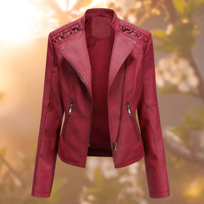 Iris® - Stylische Biker-Lederjacke