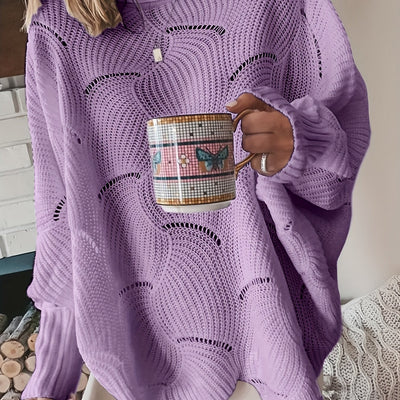 Yoko™ – pull en maille côtelée pour femme