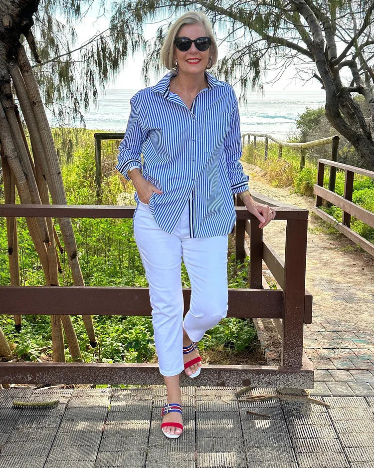 Ellen™ | Gestreiftes Hemd