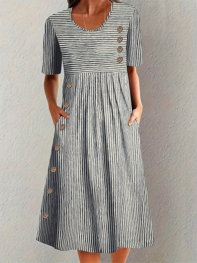 Britt - Gestreiftes Sommerkleid