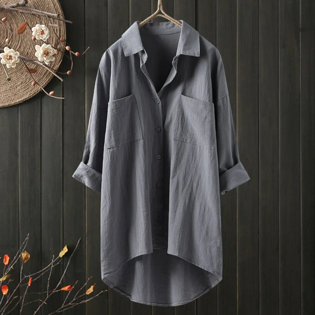Angelina™ | Langärmelige Bluse mit lockerer Passform