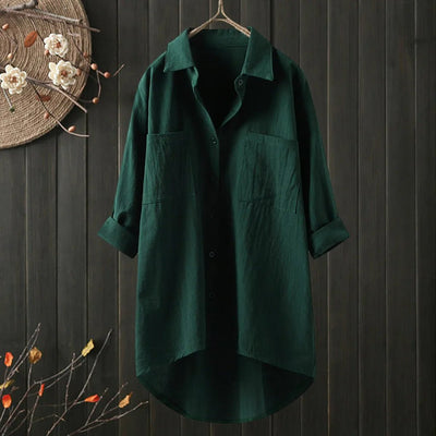 Angelina™ | Langärmelige Bluse mit lockerer Passform