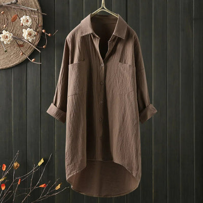 Angelina™ | Langärmelige Bluse mit lockerer Passform