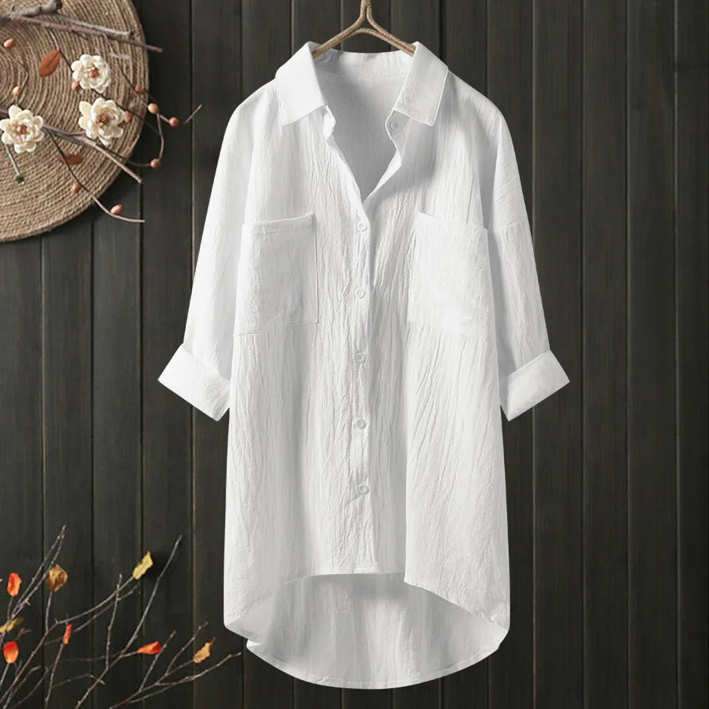 Angelina™ | Langärmelige Bluse mit lockerer Passform