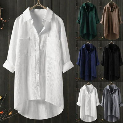 Angelina™ | Langärmelige Bluse mit lockerer Passform