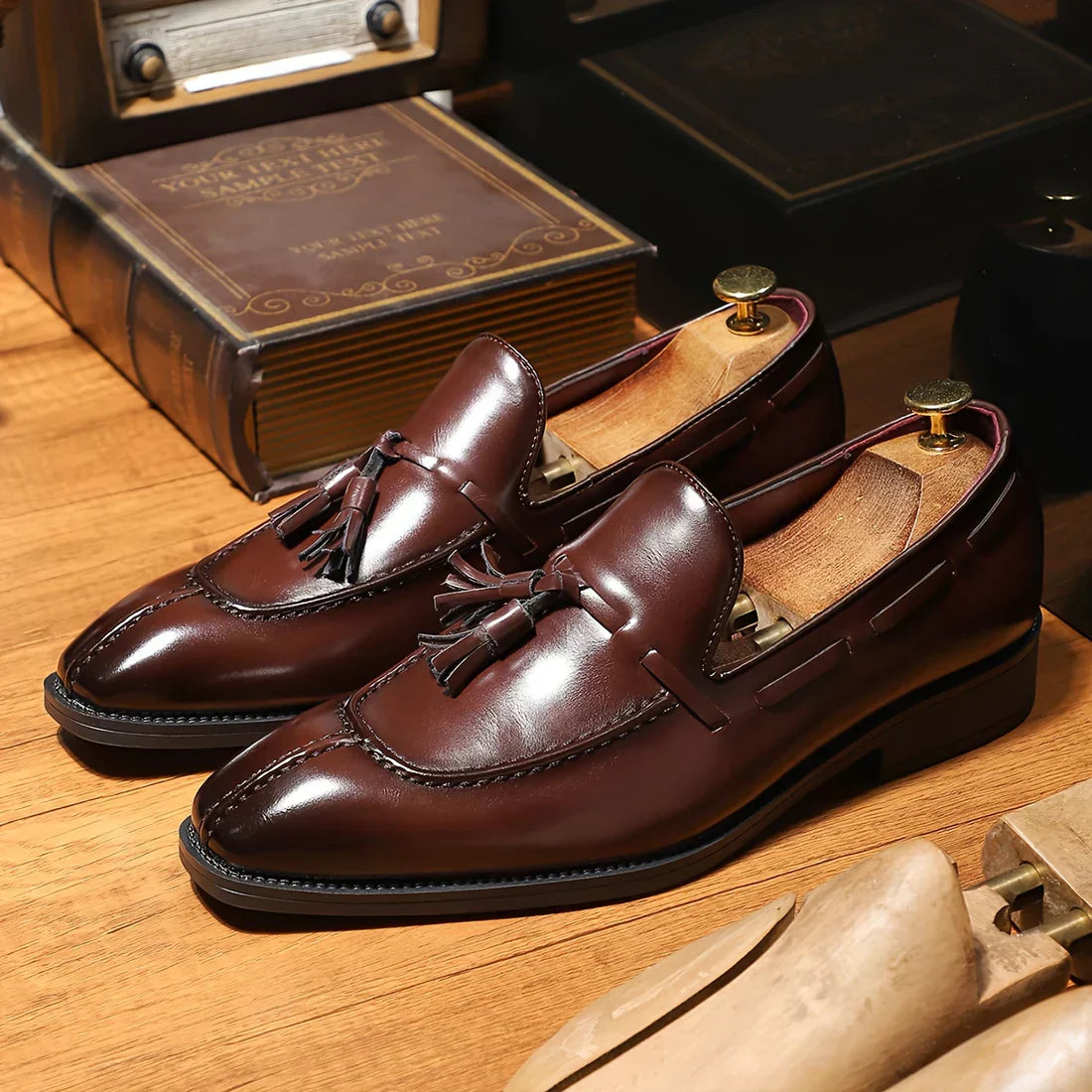 Joachim | Leder-Halbschuhe