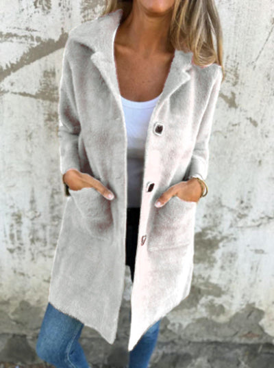 Danielle - Warme Herbstjacke mit Knopfen