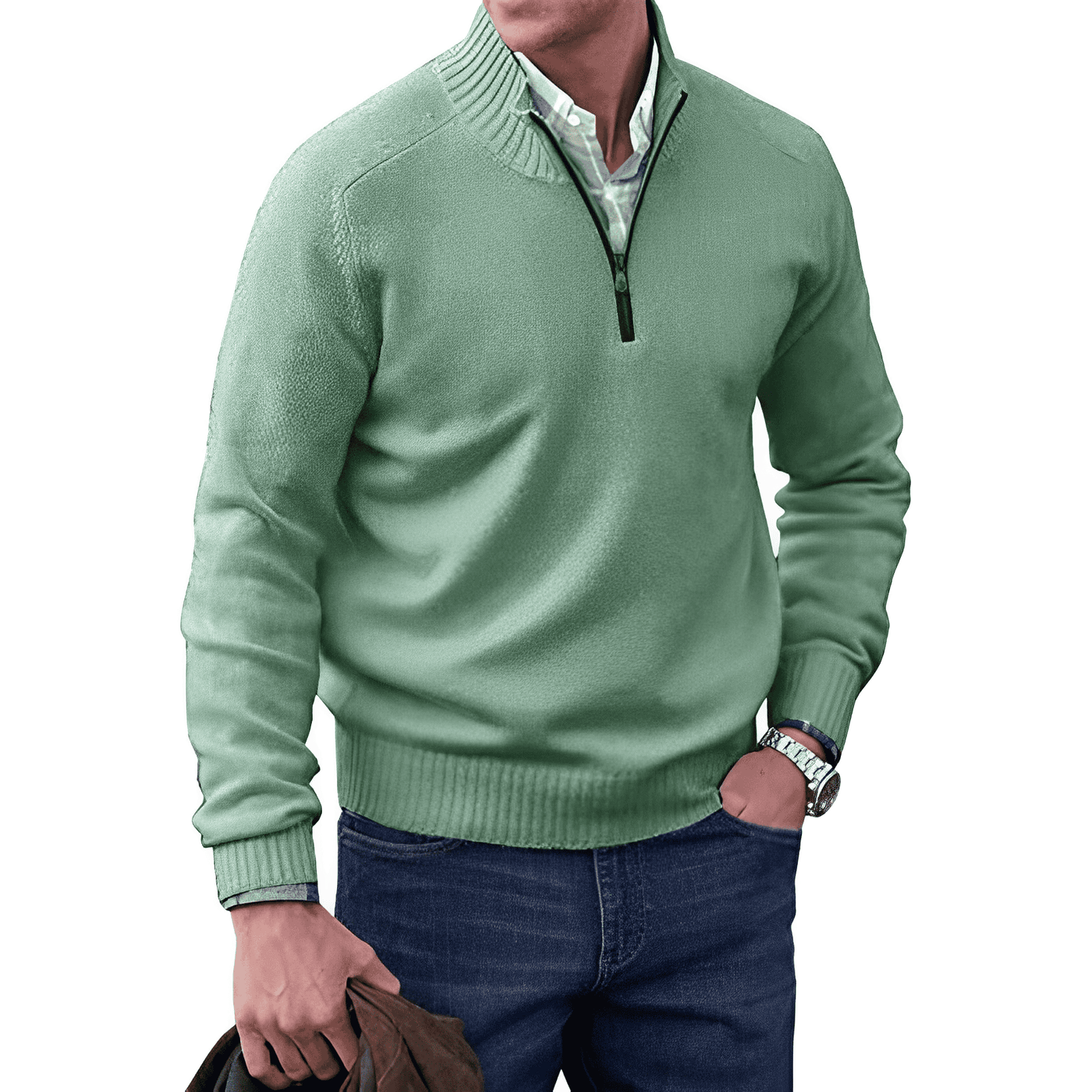Jason® - Pullover mit Reißverschluss