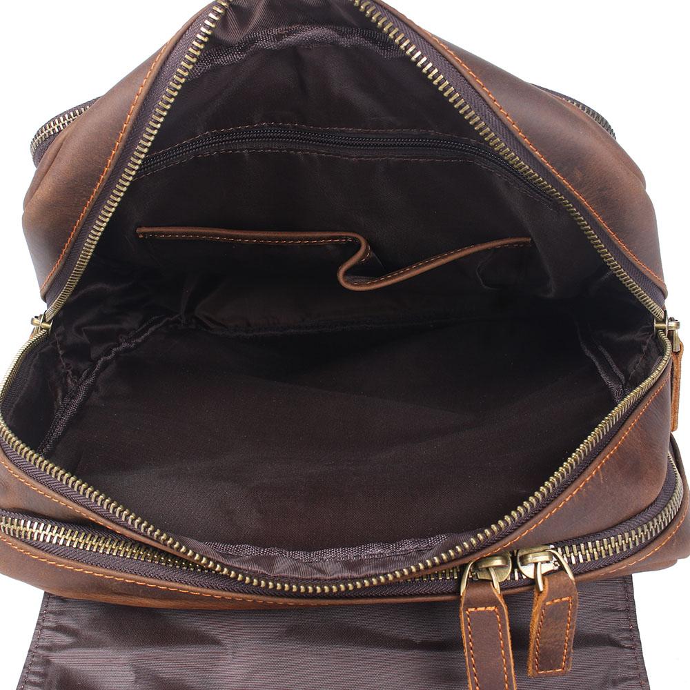 BIEFELD | Brauner Lederrucksack