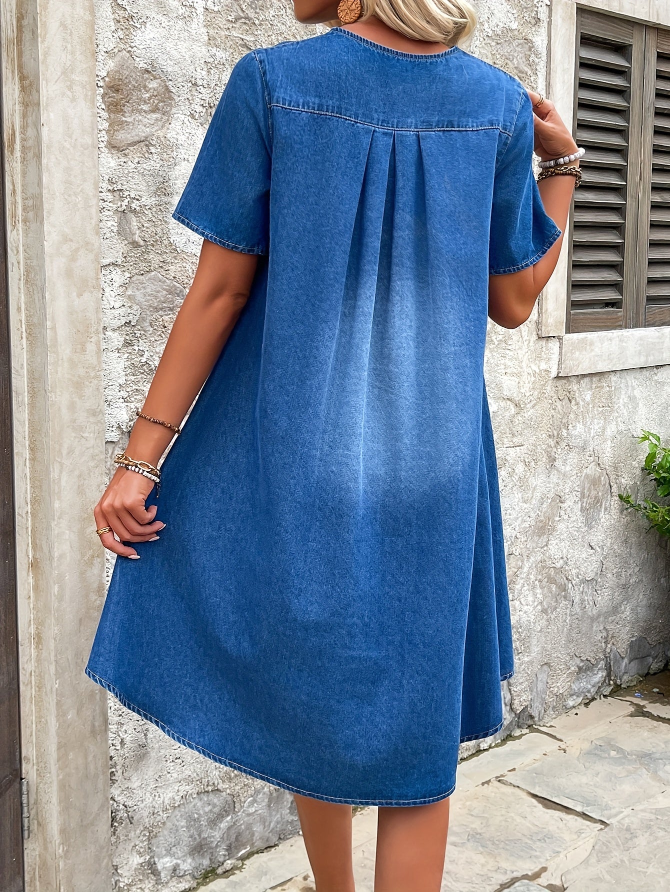 Sofia™ | Zeitloses Sommerkleid aus Denim