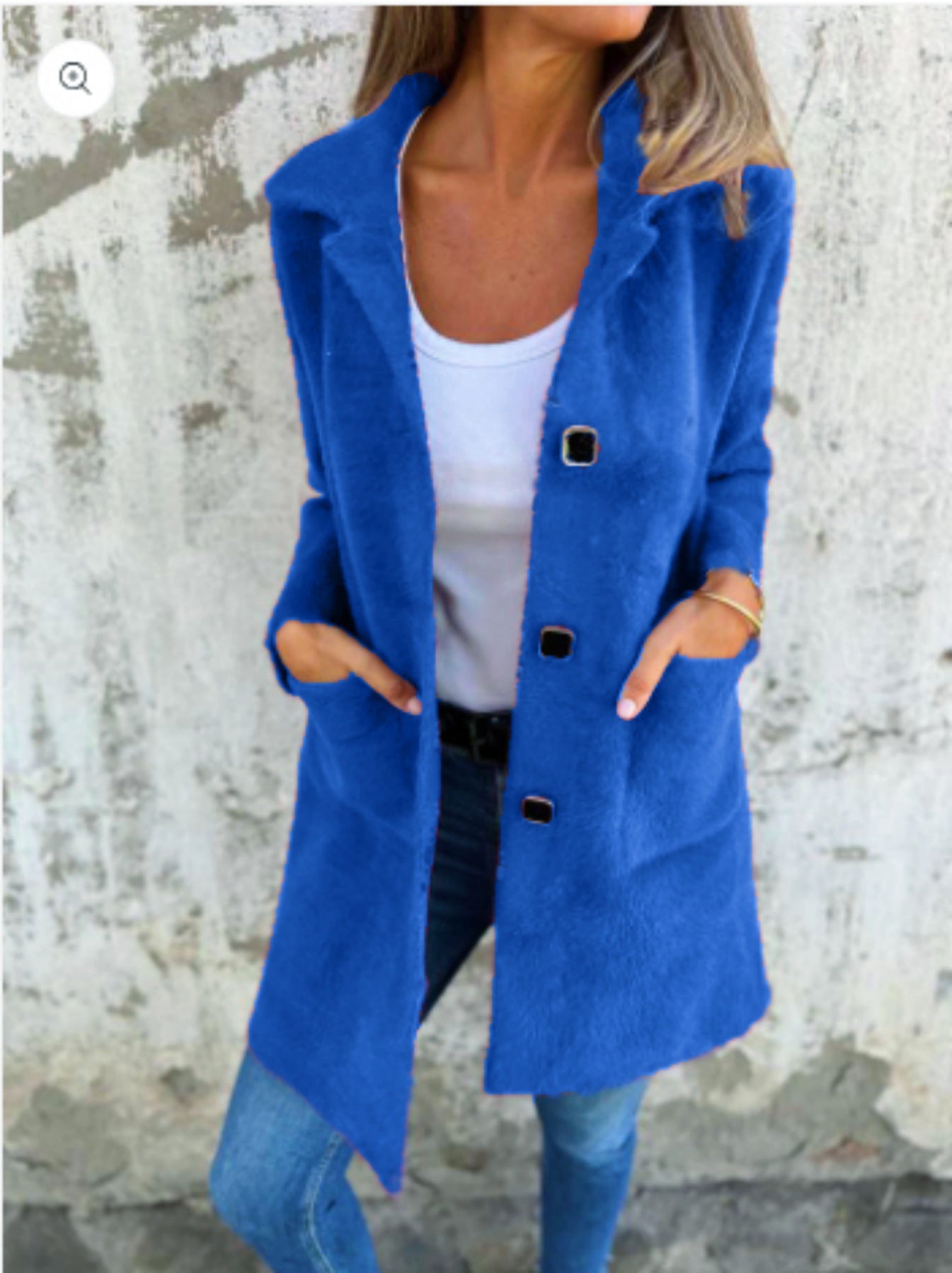 Danielle - Warme Herbstjacke mit Knopfen