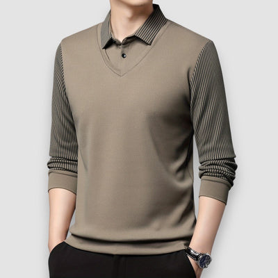 Lumier | Langärmeliges Poloshirt