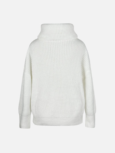 Maglia dolcevita da donna Button Decor™