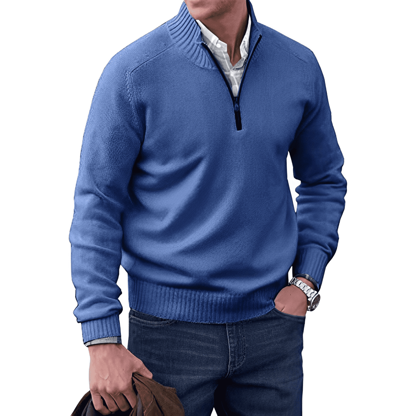 Jason® - Pullover mit Reißverschluss