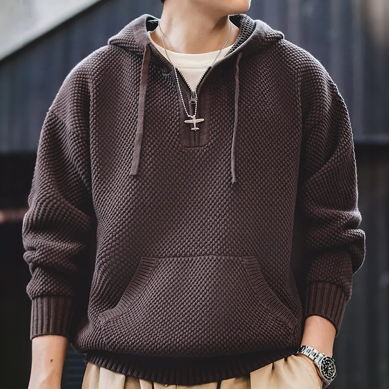 Floris® - Herrenpullover mit Reißverschluss