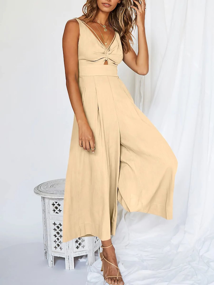 Maren - Jumpsuit mit V-Ausschnitt