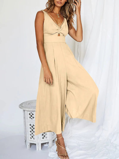 Maren - Jumpsuit mit V-Ausschnitt