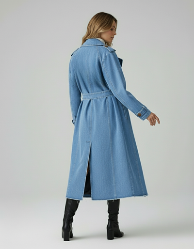 Le Bleu - Denim Trench Coat