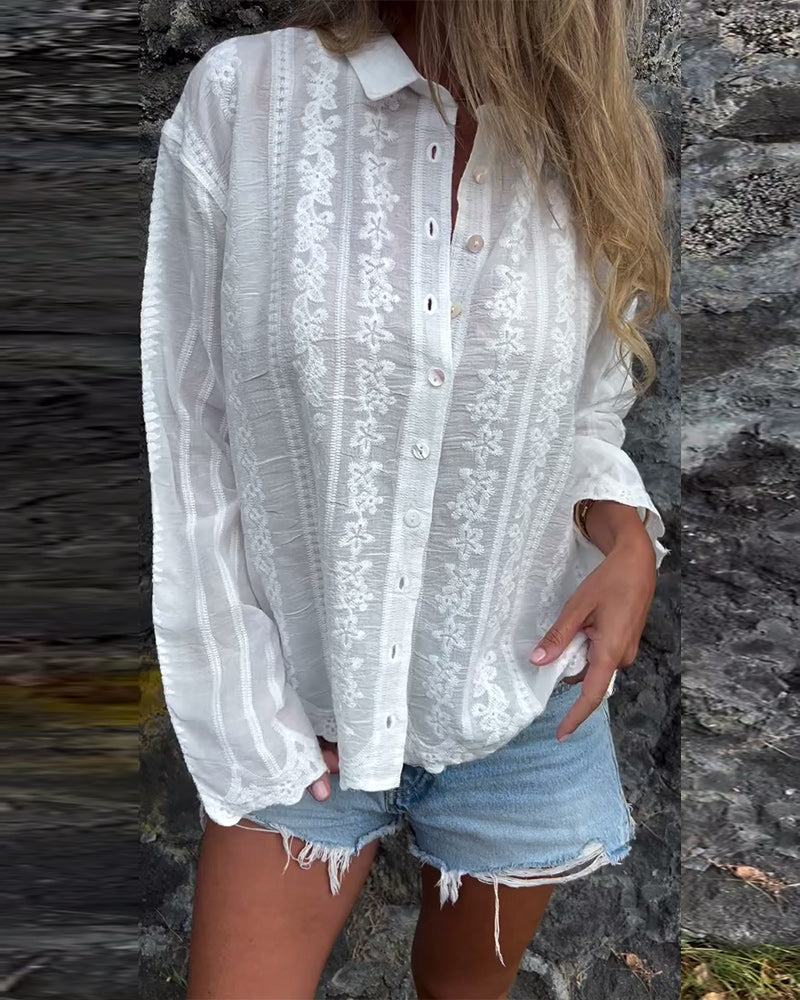 Kathlyn™ | Knopf-Poloshirt