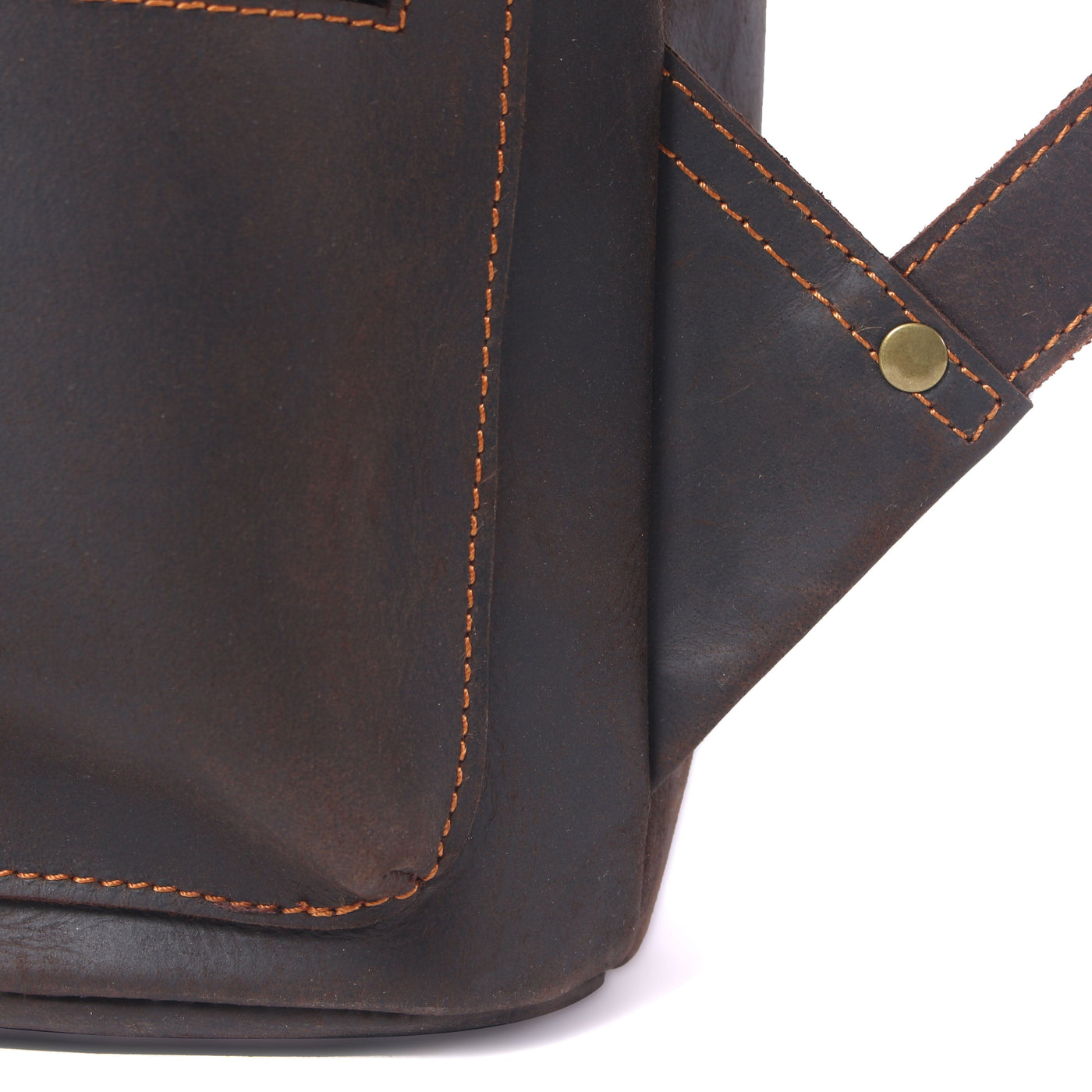FLAM | Lederrucksack mit Kordelzug