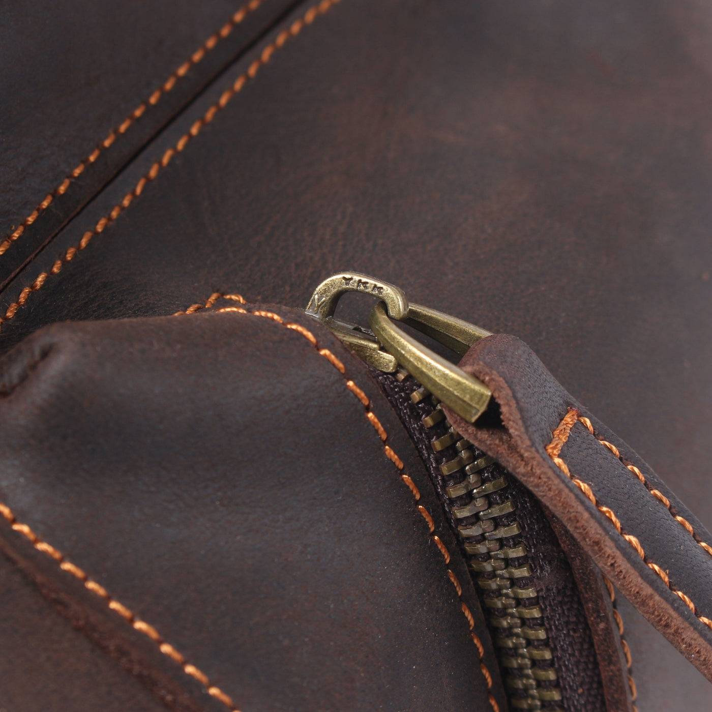 FLAM | Lederrucksack mit Kordelzug