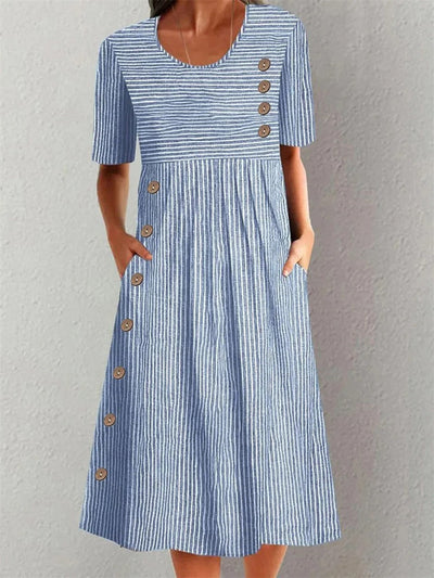 Britt - Gestreiftes Sommerkleid