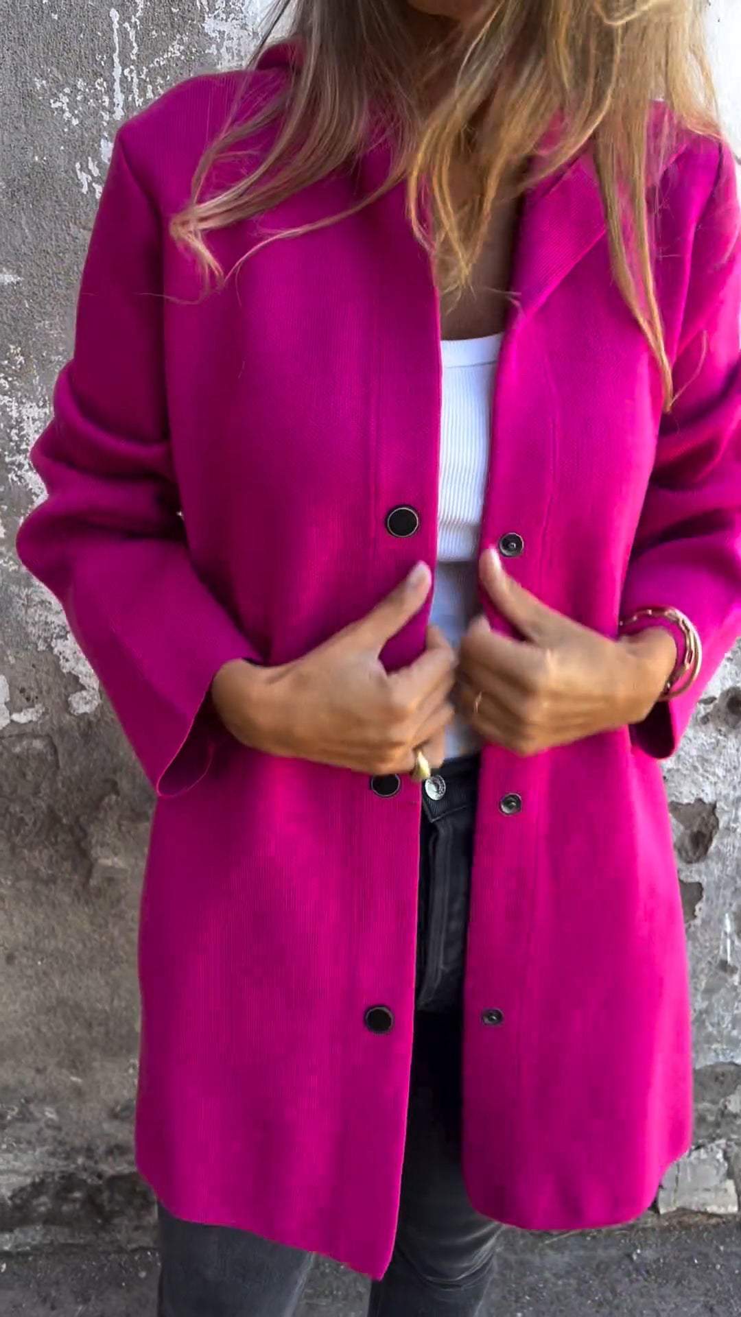 Lorelei | Cardigan con bottoni e cappuccio 
