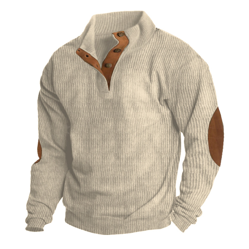 Rino® - maglione da uomo con bottoni 