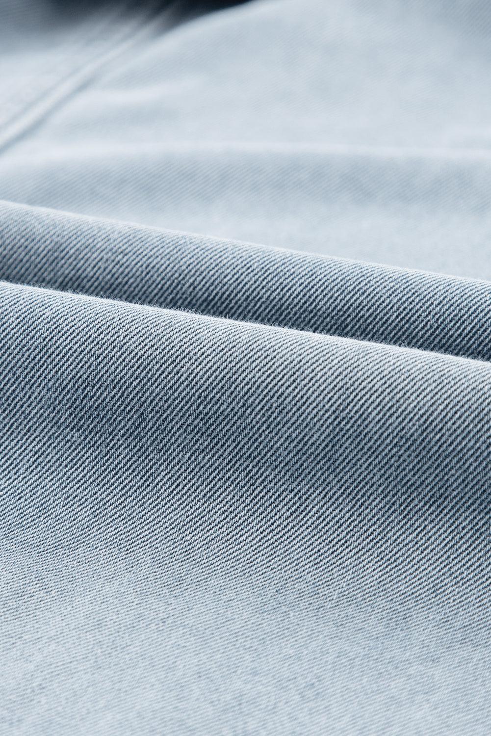 Sofia® | Elegantes Jeanskleid mit kurzen Fledermausärmeln