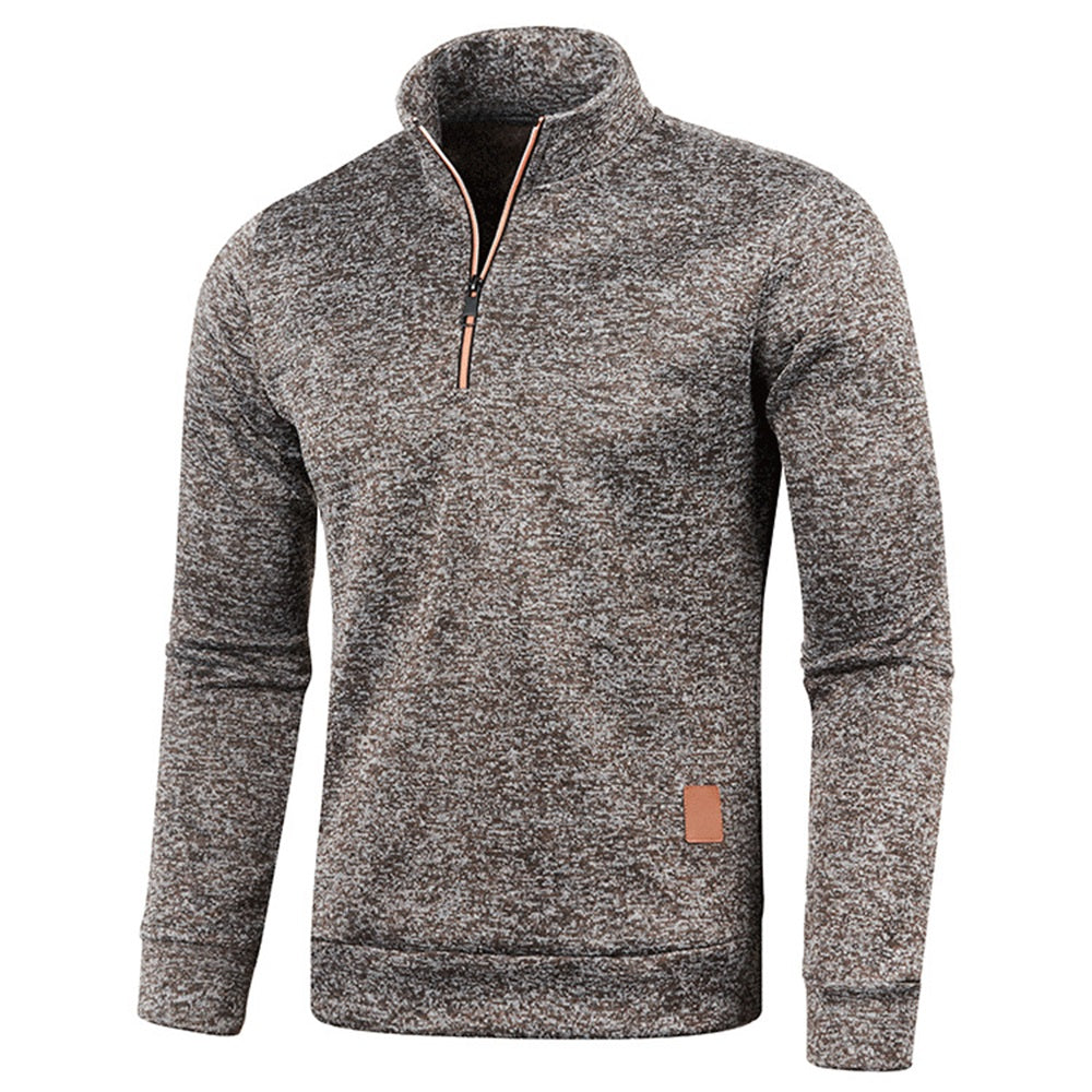 Bjorn | Comodo maglione da uomo con mezza zip
