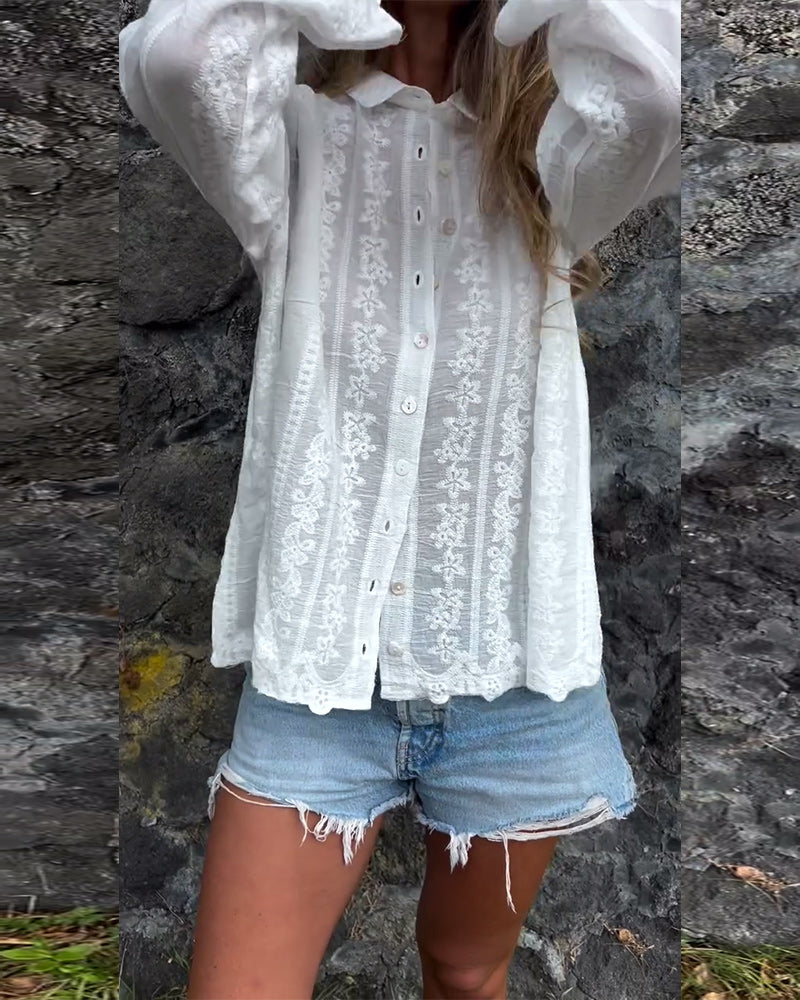 Kathlyn™ | Knopf-Poloshirt